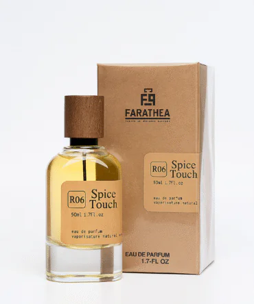 <div>   <strong>Spice Touch - 50 ML</strong><br>   <span style="font-size: 12px; color: #555;">Floral Amber Balsamic Spicy</span> </div>